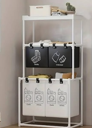 Organizador De Ropa Sucia 3 Niveles